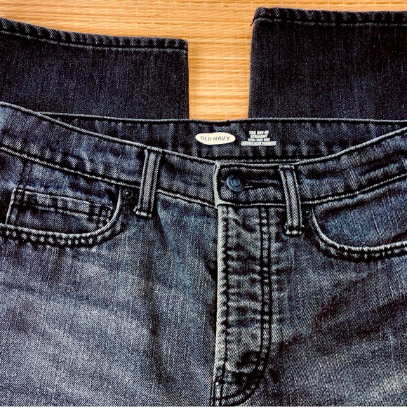 Lot of 2 wide leg jeans Old Navy / LOFT jeans - Picture 9 of 11